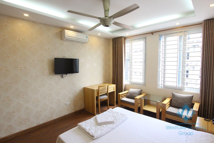 Bright one bedroom apartment for rent on Tran Duy Hung str.
